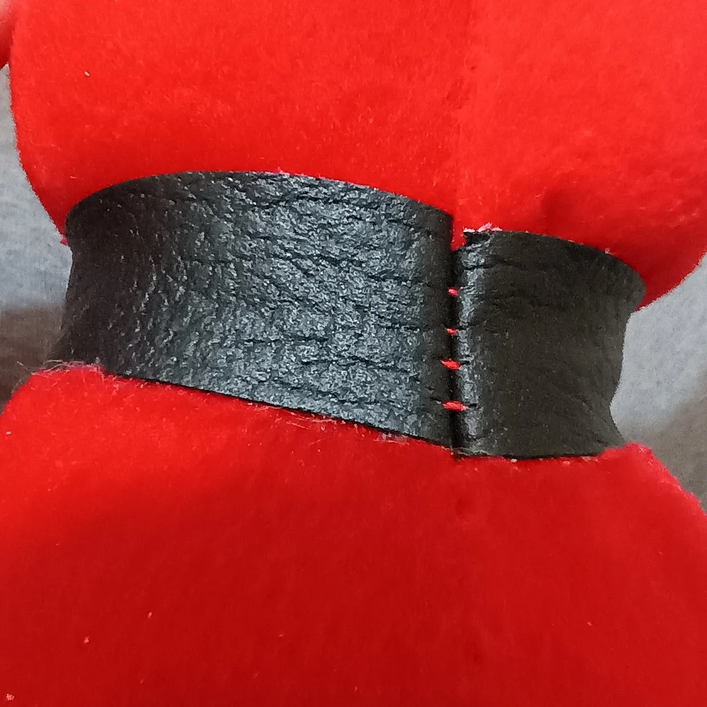 GANZ Plush Red Dog Sitting Stuffed Animal Bull Terrier Toy 8in - Picture 9 of 16